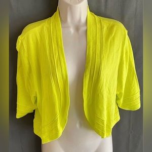 NWOT women's short sleeve bolero/shrug Lane Bryant (18/20) MSRP $77